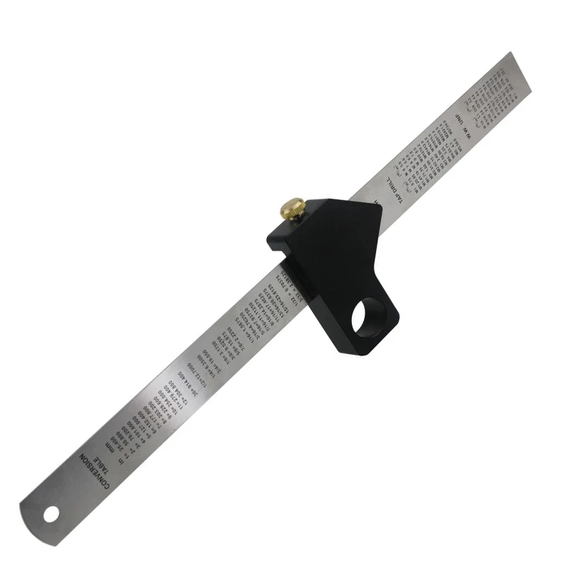 목공용 앵글 스크라이버 눈금자 포지셔닝 블록, 목공 라인 스크라이버 게이지, DIY 전문 측정 알루미늄 합금 도구