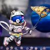 MMZ MODEL MU 3D Metal Puzzle Spaceman Astronaut Model Kits DIY 3D Laser Cut Assemble Jigsaw Toys GIFT For Adult Children 1