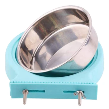 

Hanging Pet Bowl, Plastic Dog Bowl Utensils Cat Bowl Feeder Fixed Hanging Bowl Drinking Bowl Dog Bowl Pet Supplies