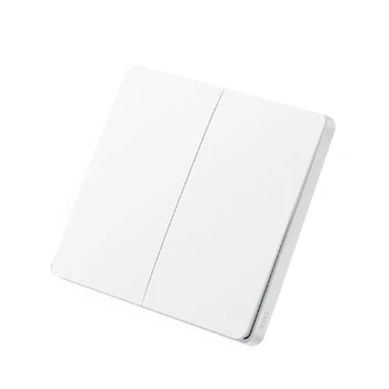 

Aqara Smart Wireless Switch Wall-Mounted Dual Control Smart Home Wall-Mounted Dimming Wireless Switch D1 White Double Button