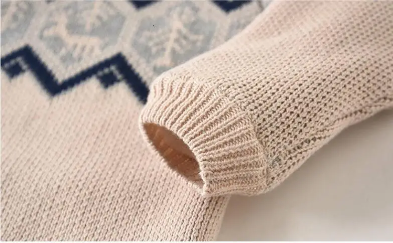 Kids Casual Sweaters Autumn Winter Boys And Girls Pullover Knitted Striped Sweater Children Long Sleeve Tops