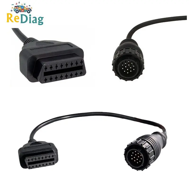 Новейший адаптер OBD для Mercedes Benz 14 16 Pin 2 диагностический соединительный кабель