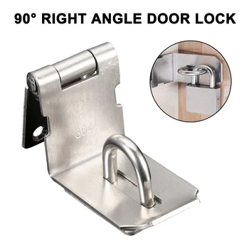 

Stainless Steel Hasp Staple Gate Door Shed Latch Lock For Padlock TN88