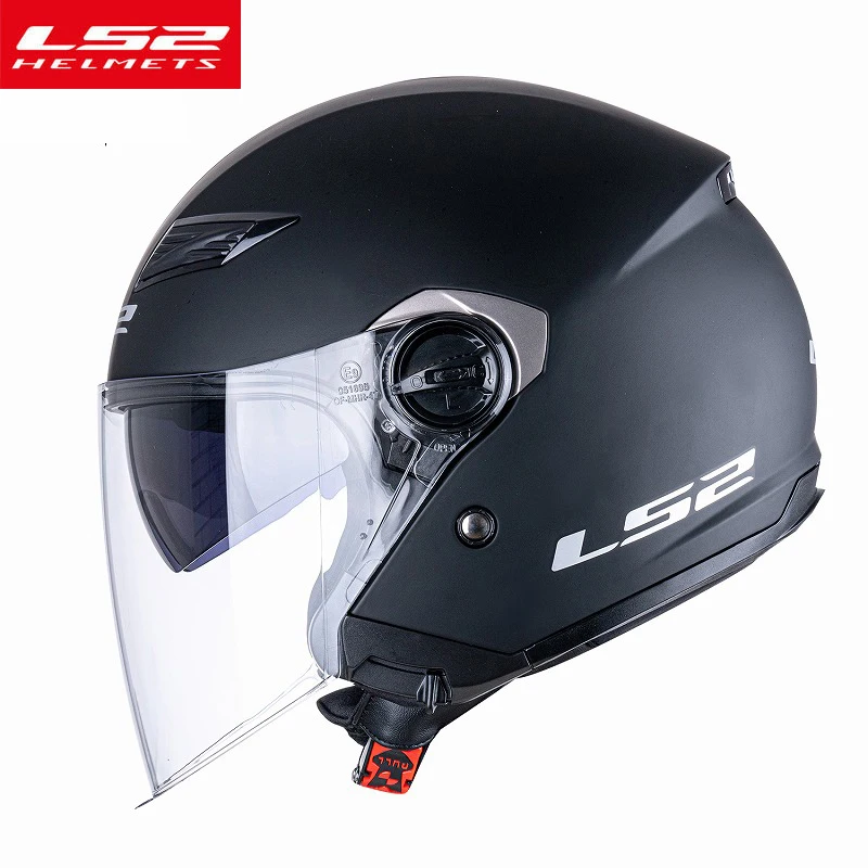 LS2 OF569 Retro Open Face Motorcycel Helmet Vintage casco moto ls2 Scooter  Man Woman Capacete cascos para moto Double Lens|Helmets| - AliExpress