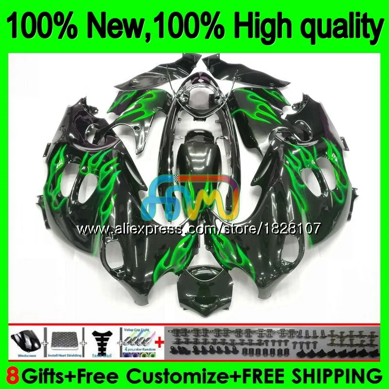 No. 1 Корпус для SUZUKI Катана GSXF750 2003 2004 2005 2006 2007 34BS. 122 GSXF Металл Зеленый 750 600 GSX600F GSXF600 03 04 05 06 07 обтекатель - Цвет: No. 1