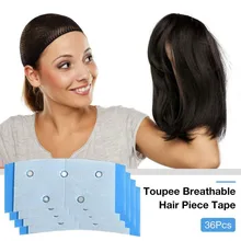 36 шт. клейкая пленка Салон мини перфорированный дышащий инструмент клейкая лента для париков волос защита от пота Сменные аксессуары Двусторонняя широкое использование