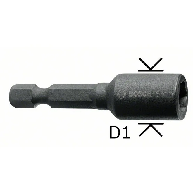 Головка BOSCH Impact Control 10 мм, 1/4'', 1 шт.(2.608.551.020