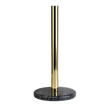 

Household Tissue Holder Supply Storage Shelf Stand Kitchen Paper Towel Plated Tissue Holder Natural Marble Nordic Retro Style