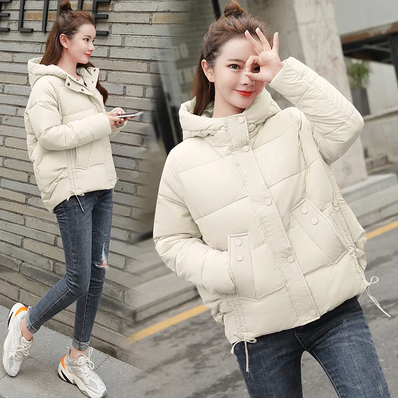 

Short Hooded Casual Warm And Comfortable Soft by Age Versatile Elegant Western Style Elegant