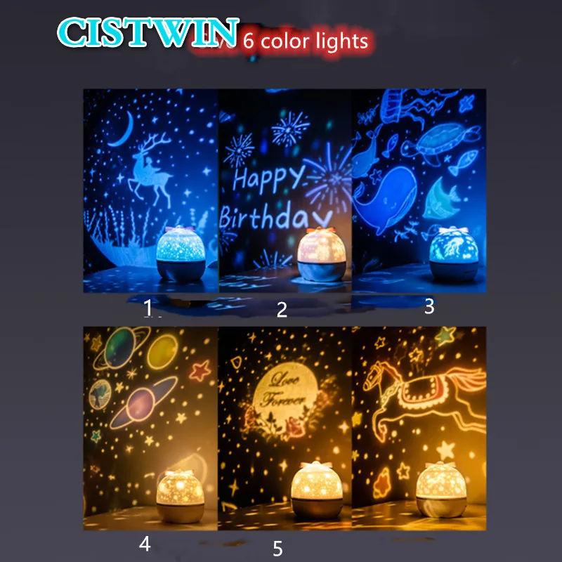 Домашний планетарий проектор ночные огни подарки на день рождения звезды Светодиодный Фонари рождественские украшения ночные огни детская одежда для сна, музыкальная шкатулка