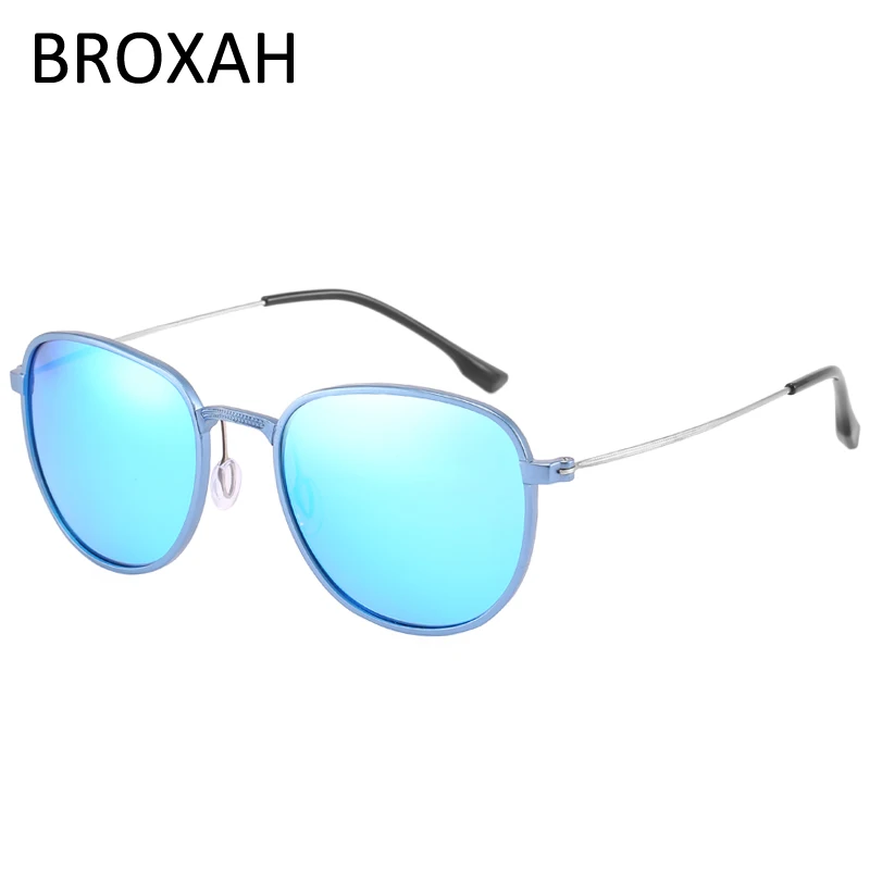 

Retro Classic Round Polarized Sunglasses Men Brand Designer Vintage Driving Sun Glasses Women Aluminium Magnesium Eyewear