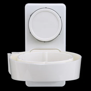 

White Suction Cup Hair Dryer Rack Free Punch Plastic Hair Dryer Bathroom Hair Dryer Holder