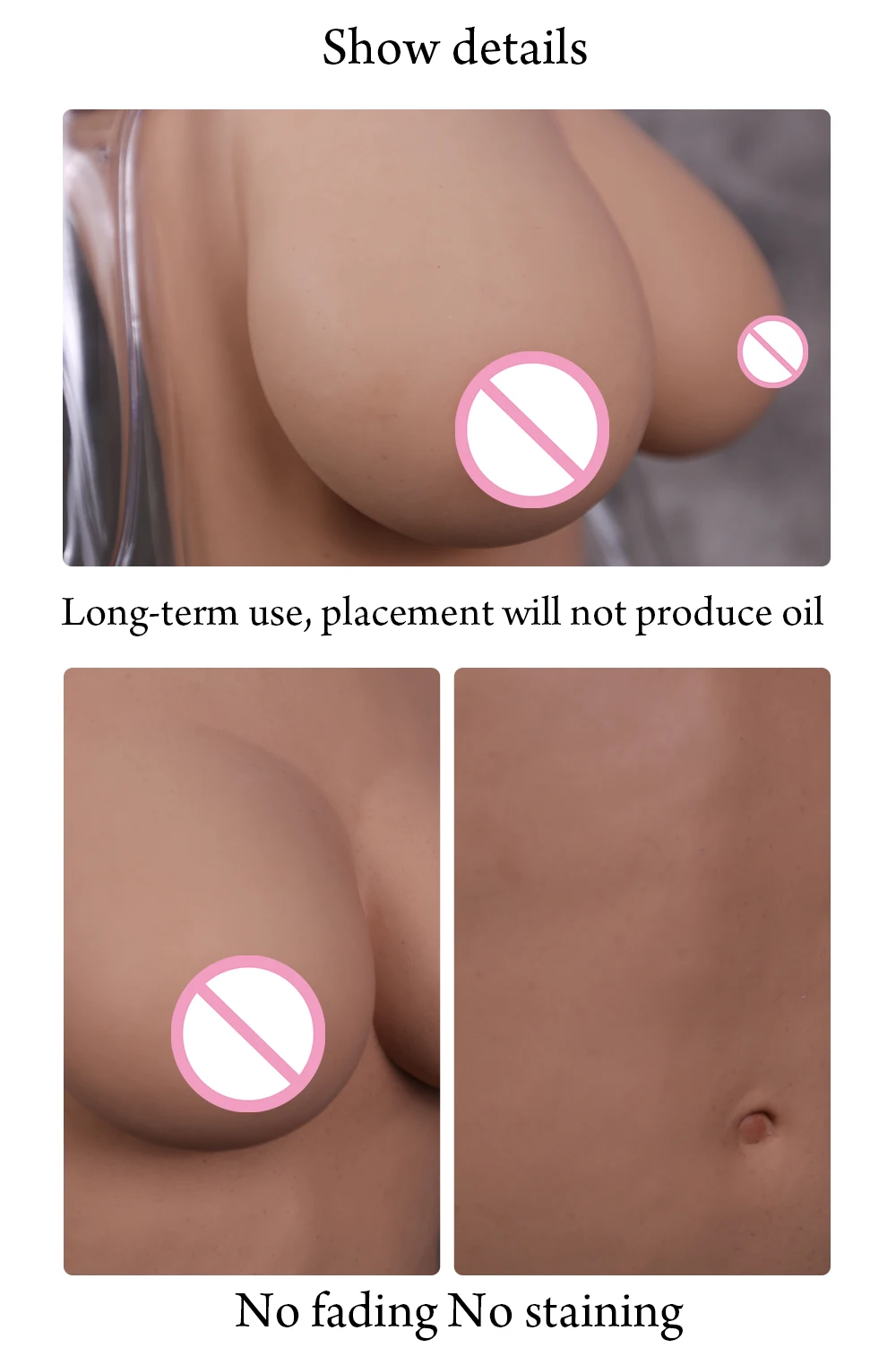 Eyung fifth generation silicone breast forms fake boobs (3)