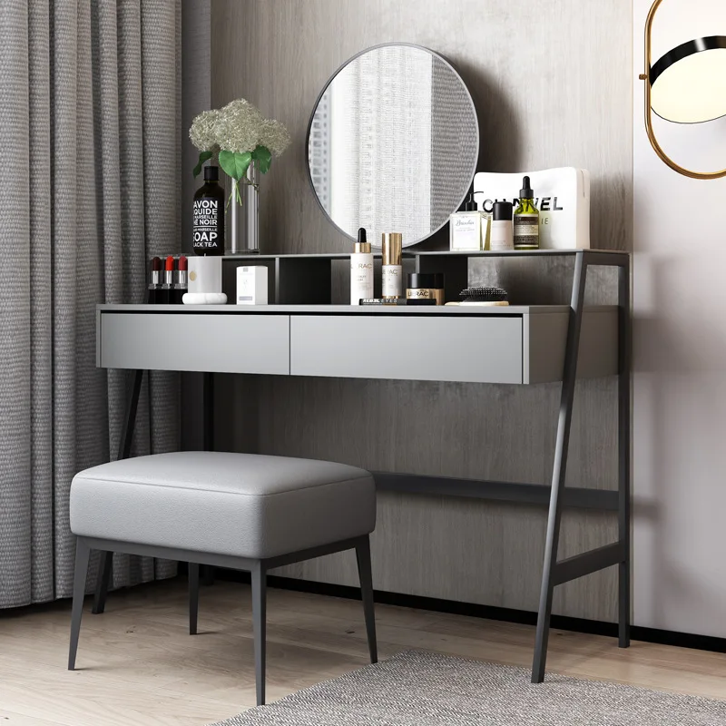 Italian Minimalist Dressing Table Cosmetic Table Bay Window Storage