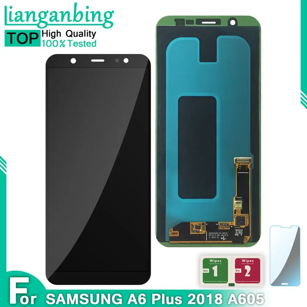 Baru OLED LCD untuk Samsung Galaxy A6 