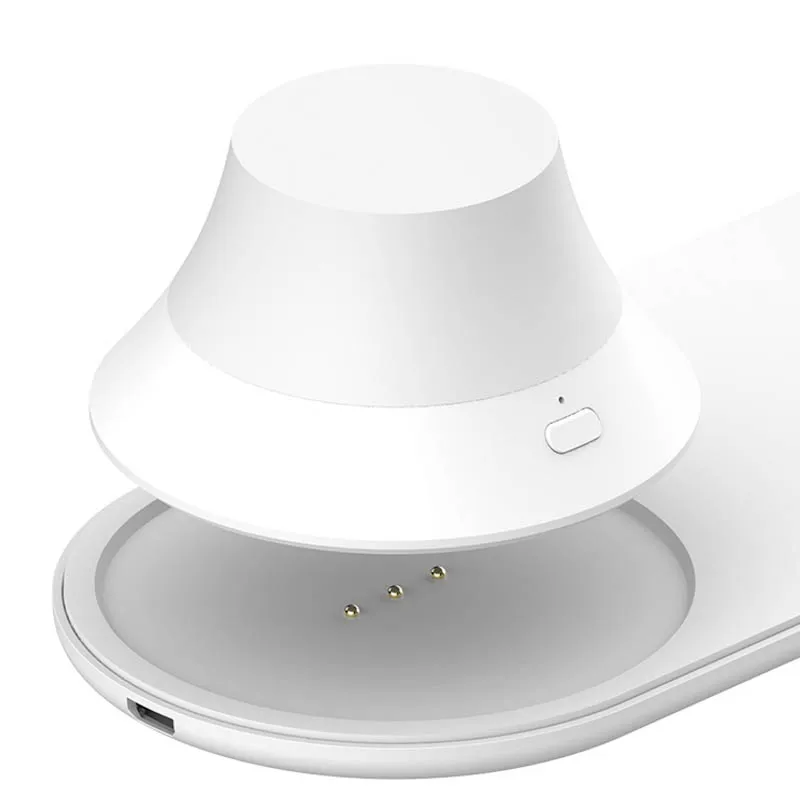 

Original Wireless Charger with LED Night Light Magnetic Attraction Fast Charging for IPhones Samsung Huawei Xiaomi Phone Charger