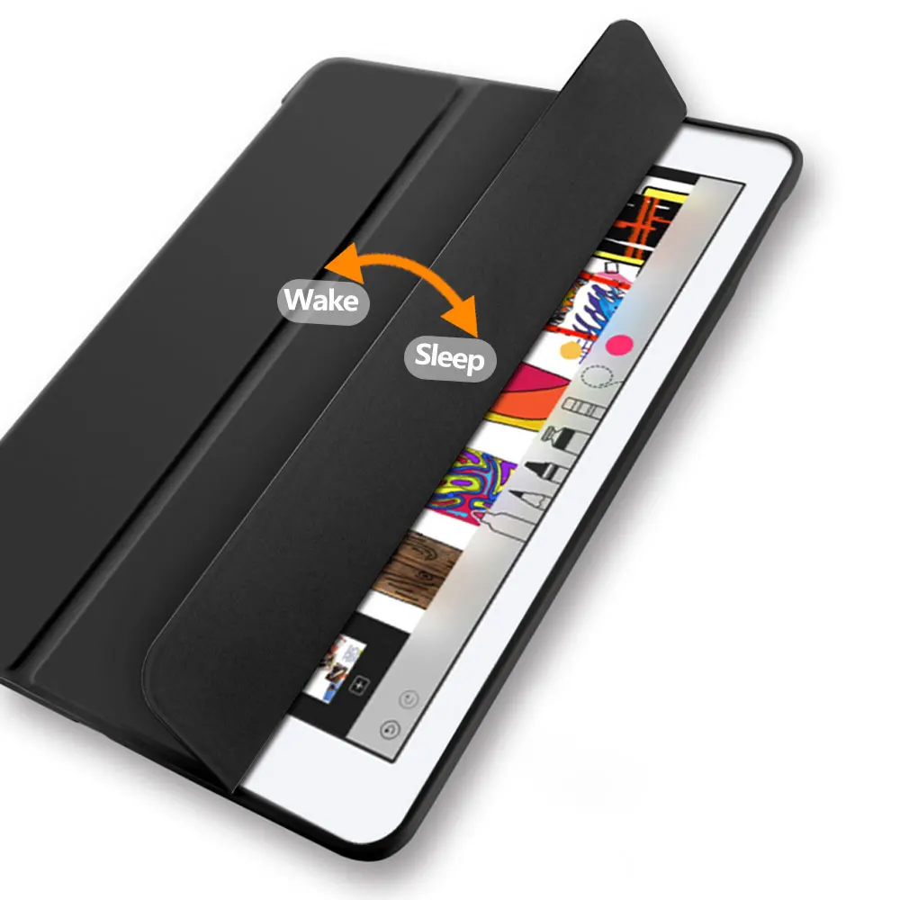 WIWU защитный чехол для iPad 10 2 5 2019 умный из искусственной кожи 9 7 2017 2018 смарт Фолио с