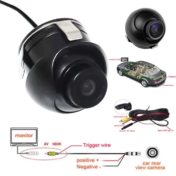 

HD webcam 360 Degree Rotation Car Auto Wide Angle Reverse Parking Rear View camara web para pc מצלמה למחשב ウェブカメラ