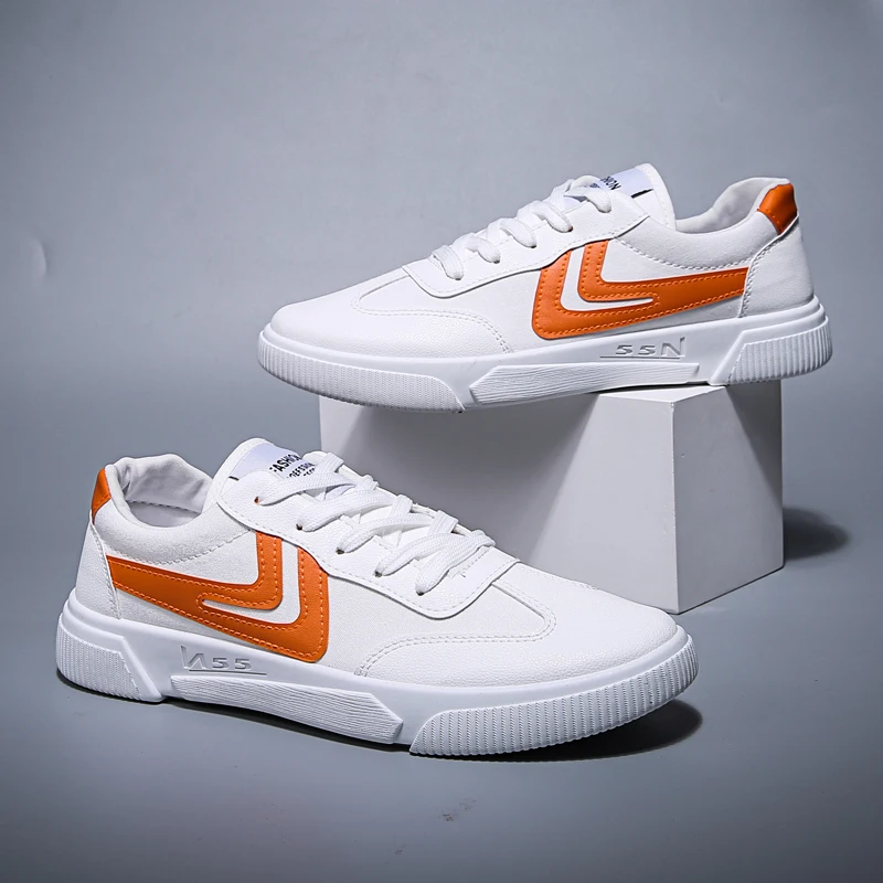 Canvas shoes men's wild casual breathable sports trend white spring and autumn new Korean students A-Gump shoes DECONCE