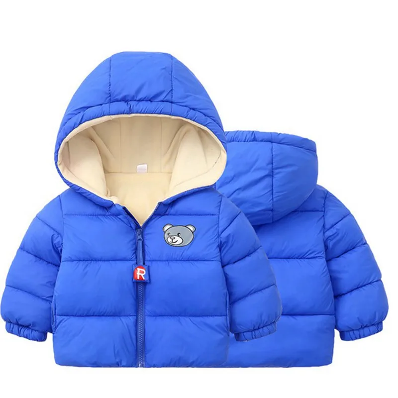 COOTELILI Fleece Winter Parkas Coat Kids Jackets For Girls Velvet Children's Winter Jackets Velvet Winter Clothes For Boy (18)