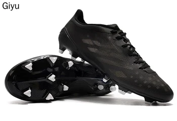 

Outdoor Men Boys Soccer Shoes FG Football Boots High Ankle Kids Cleats Training Sport Sneakers 2020