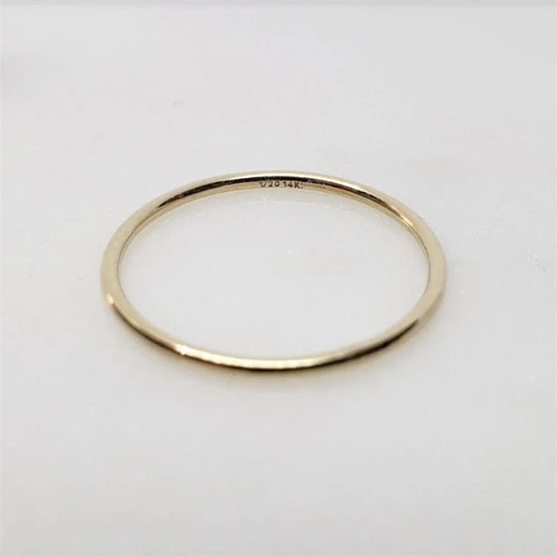 14K Gold Filled Knuckle Ring For Women Minimalist