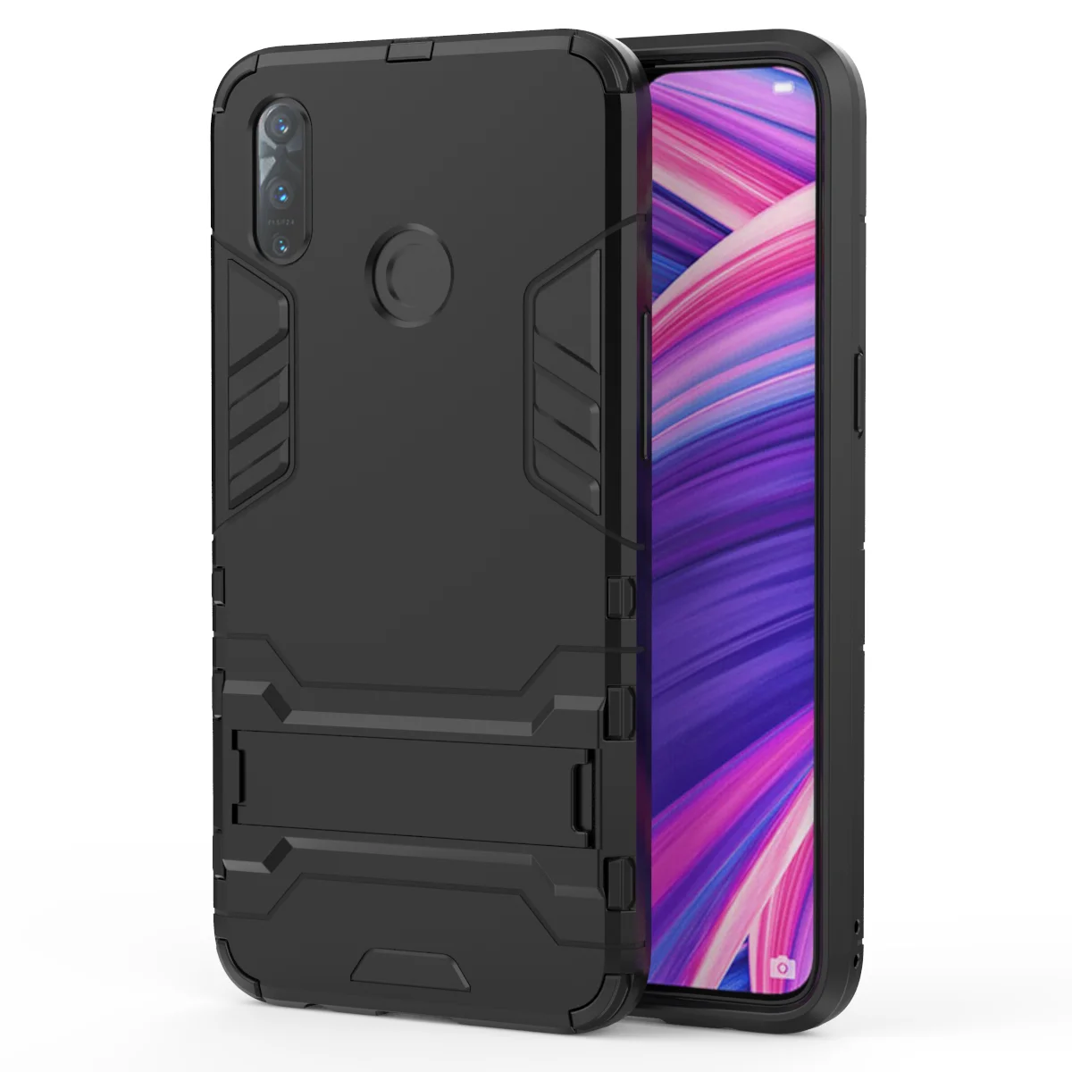Для OPPO Realme 3 Чехол realme3 армированный противоударный жесткий силиконовый