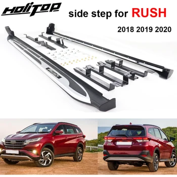 

side bar nerf bar foot board side pedal for TOYOTA Rush 2018 2019 2020,comes with 8pcs brackets,fashional style, very beautiful