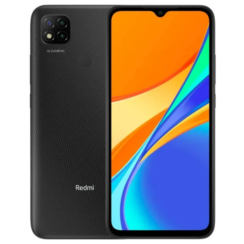 Смартфон Xiaomi Redmi 9C 3ГБ+64ГБ | 6 53&quotDotDrop дисплей| 5000 мАч тройная камера Helio G35| Ростест|