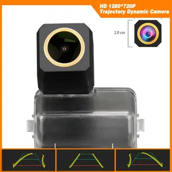 

HD 1280x720p Golden Camera Rear View Camera Reversing Backup Camera Trajectory Dynamic Parking Line for Mazda CX-7 Mazda 6