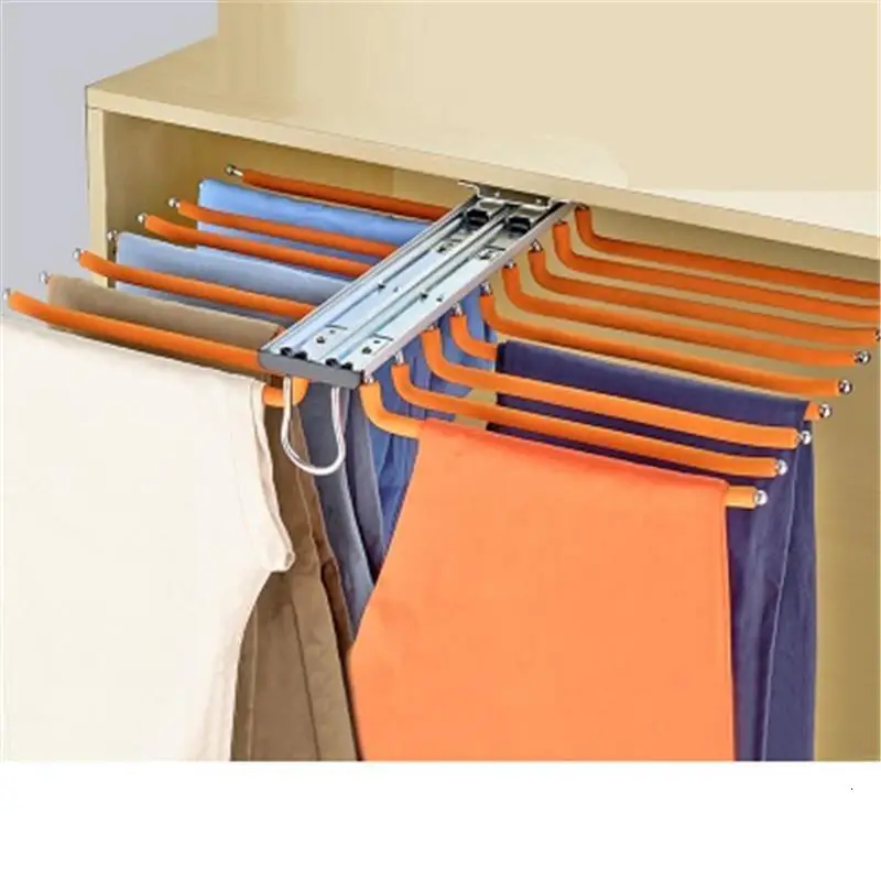 Держатель для полотенец Mensole Регулируемый Organizador Armario Repisa Tendedero Ropa Plegable Rack Полки Шкаф Органайзер Полка Корзина
