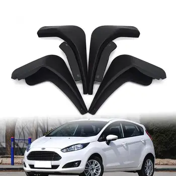 

HiMISS For Ford Fiesta 09-16 Molded Mud Flaps Mudflaps Splash Guards Front Rear Mudguard