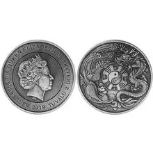 Памятная медаль Дракон и Феникс Chengxiang памятная монета Дракон и Феникс значки с животными коллекция подарок E2S