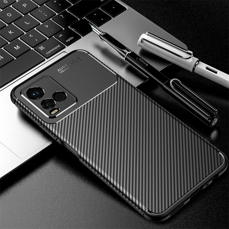 For Cover Vivo Y21s Case For Vivo Y21s Capas Silicone Rubber Shockproof