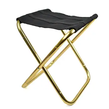 

Camping Folding Table Chairs Small Mazar Outdoor Folding Chair Aluminum Alloy Fishing Chair Portable Barbecue Folding Stool