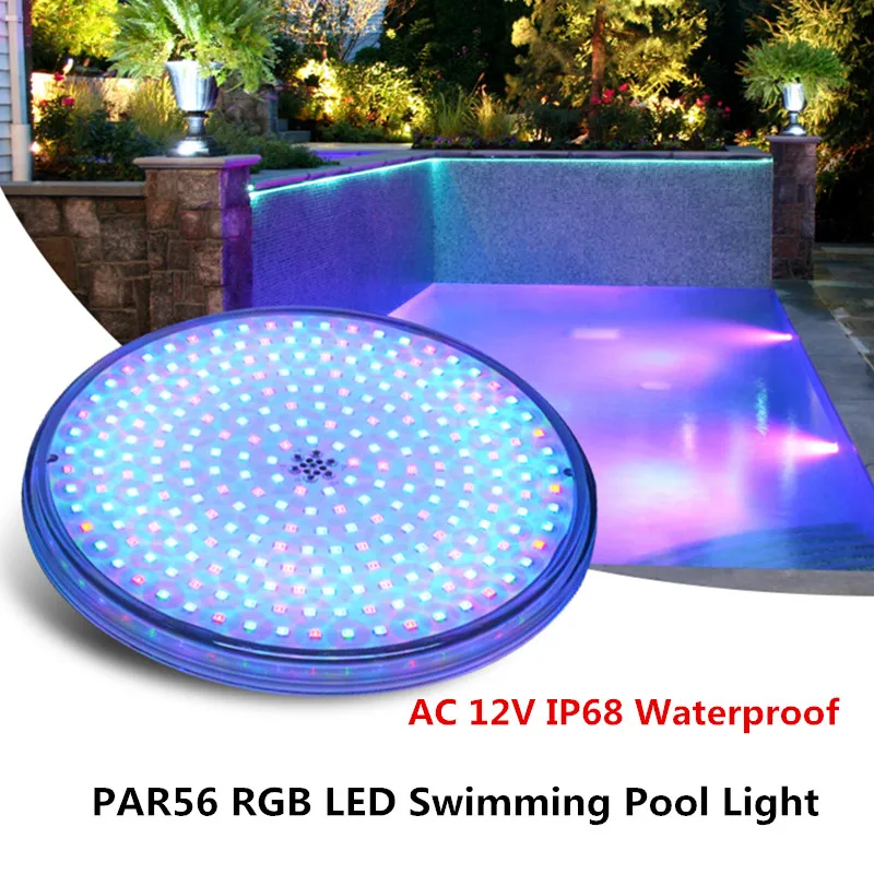 Underwater Swimming Pool Light RGB SMD2835 Led filled resin Waterproof Lamp IP68 