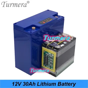 

Turmera 12V 30Ah Lithium Rechargeable Battery Indicator Displayer with 3S 40A Balance BMS for Car Uninterrupted Power Supply 12V