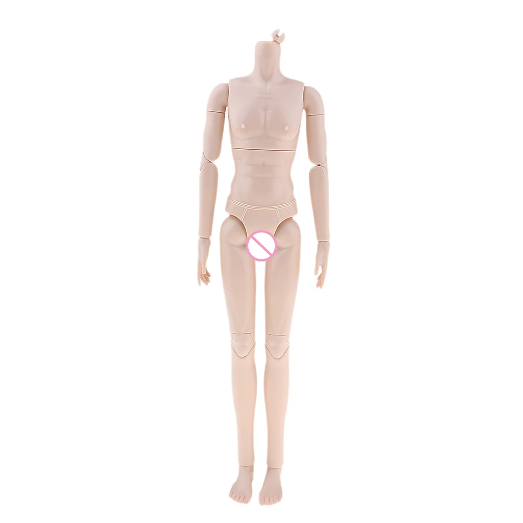 Flexible 20 Joints Male Body without Head for 1/6 BJD for OB Doll Normal Skin Flexible 20 Joints Male Body without Head for 1/6 BJD for OB Doll Normal Skin