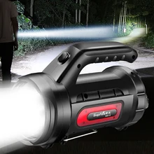 Мощный портативный Точечный светильник светодиодный флэш-светильник 18650 M9-X рабочий светильник для кемпинга, палатки, лампы для занятий спортом на открытом воздухе, длинный поисковый светильник