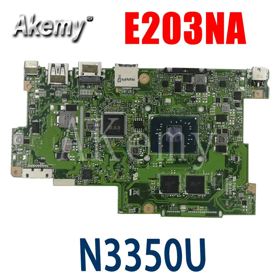 For Asus E203N E203NA E203M E203MA Laotop Mainboard Motherboard N3350U 64G/32G SSD | Компьютеры и офис