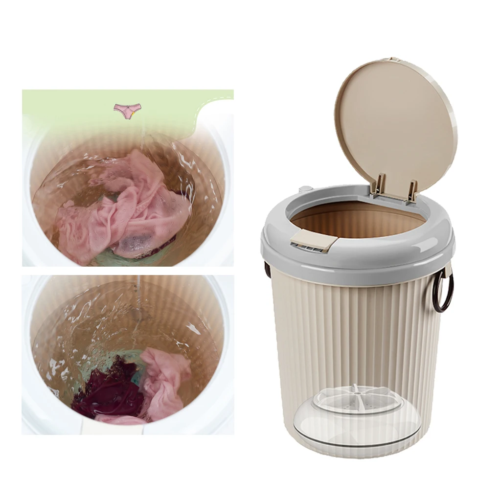 Washing Machine 8L 18W USB Baby Clothes Socks Home Travel Camping Motorhome