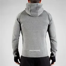 Зимнее повседневное пальто Мужская толстовка с капюшоном с ворсом и толстым теплым наушником Спортивная молния с капюшоном новое поступление