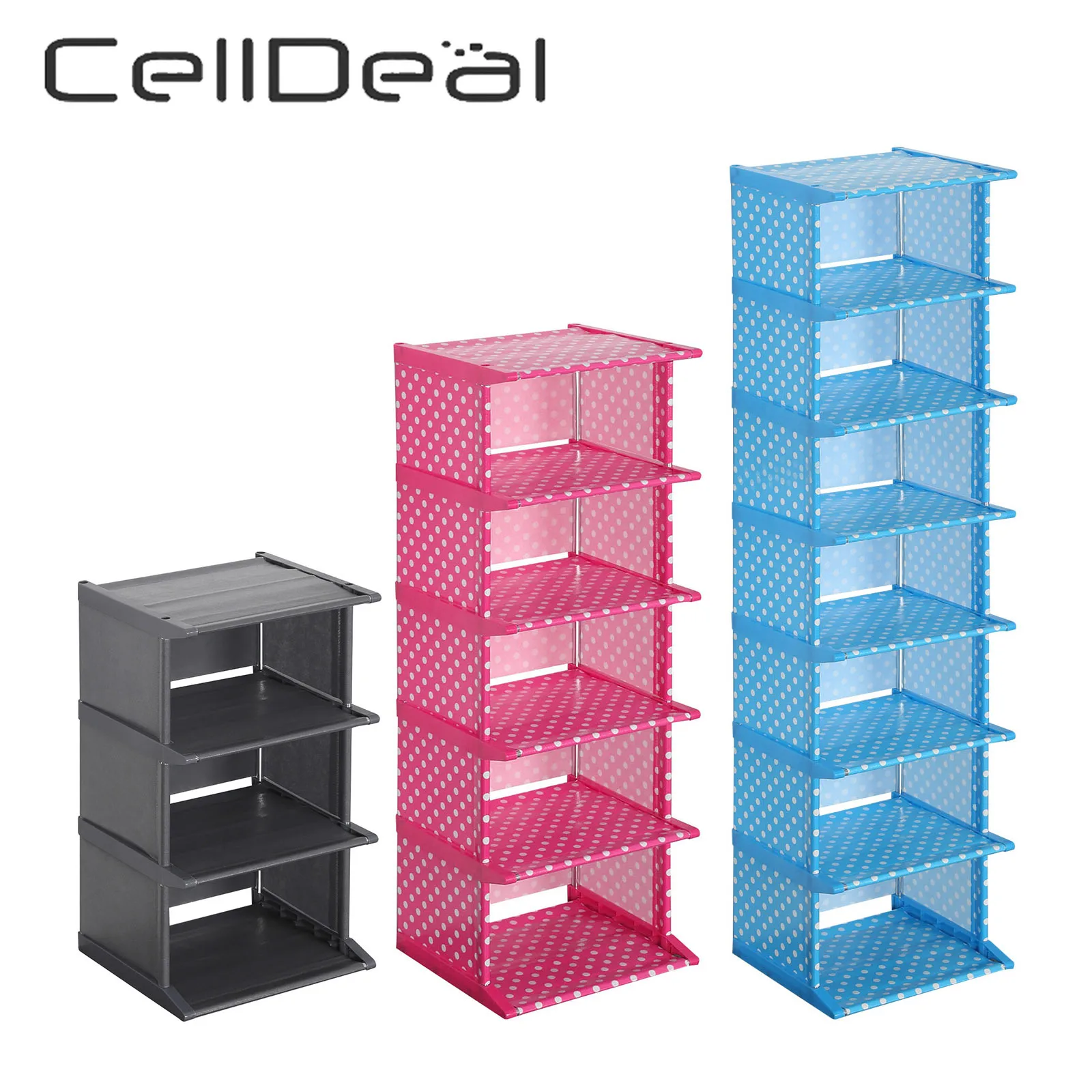 

4/6/8 Layer Shoes Storage Cabinet DIY Assembly Shoe Shelf Dustproof Moistureproof Shoe Rack Shoe Organizer Shoe Rack Organizer