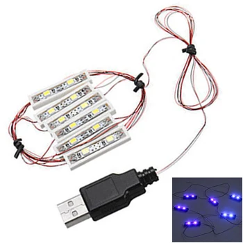 

Gift USB Input City Street Universal Multicolor Toy Decoration DIY Led Light Fun Building Block Kids Bar-type Lamp String