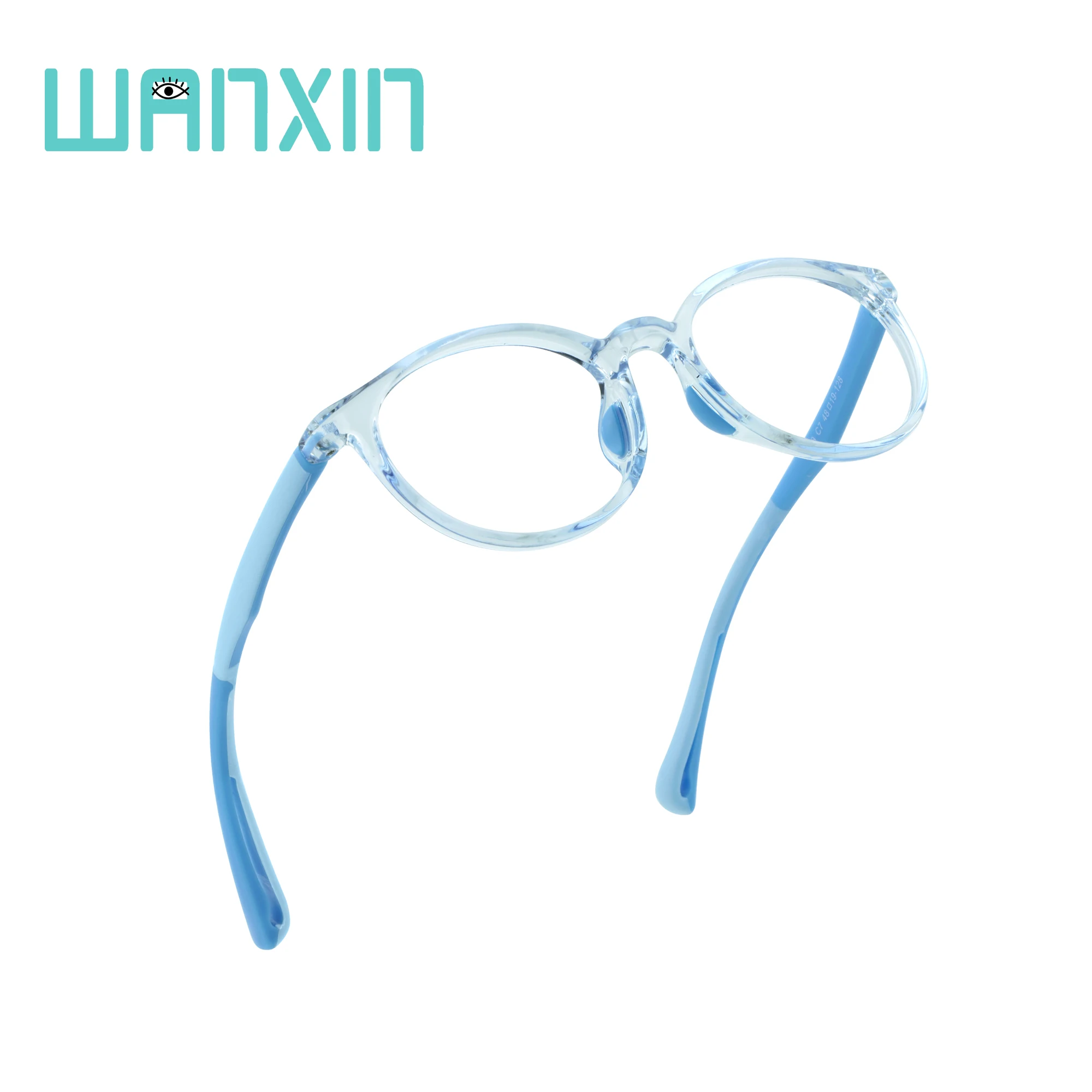 blue Wanxin синий светильник, блокирующие очки, с прозрачными линзами UV400, компьютерные очки, анти-напряжение глаз/против царапин/анти Smudgy - Цвет оправы: blue
