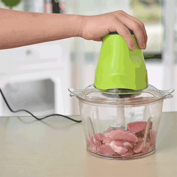 

2L Electric Kitchen Meat Grinder Chopper Cocina Shredder Food Chopper Stainless Steel Electric Household Processor Freeship