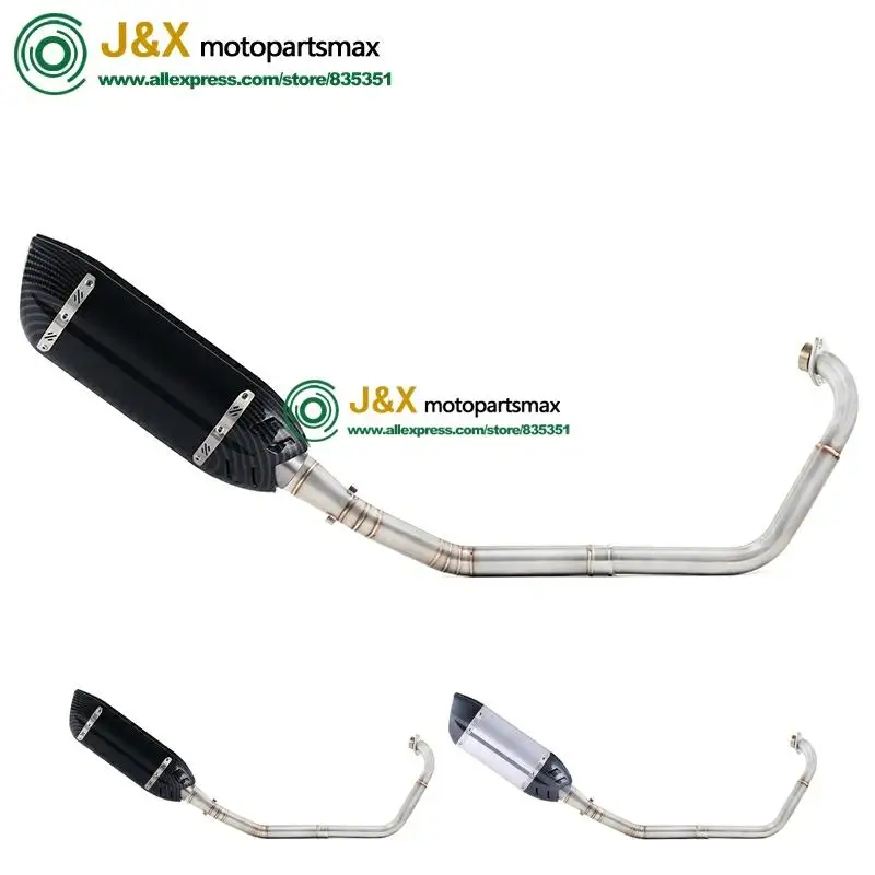 Полная выхлопная система мотоцикла Escape slip on для yamaha YZF R15 MT15 MT-15 2008- средняя труба глушителя DB-Killer