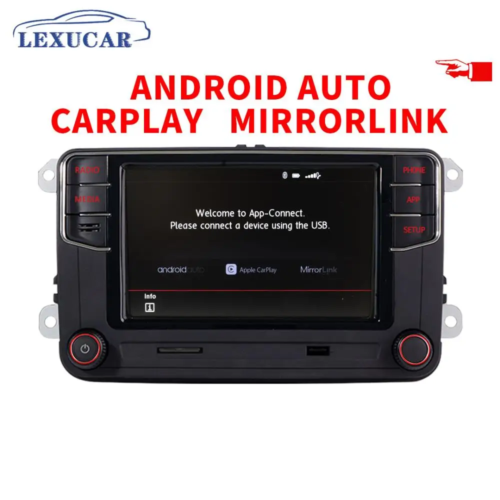 Car Radio MIB RCD360 PRO Carplay Car Radio NONAME RCD330 Android Auto for VW Golf 5 6 Jetta MK5 MK6 Tiguan CC Polo Passat 6RD 035 187B car radio car radio player car multimedia player