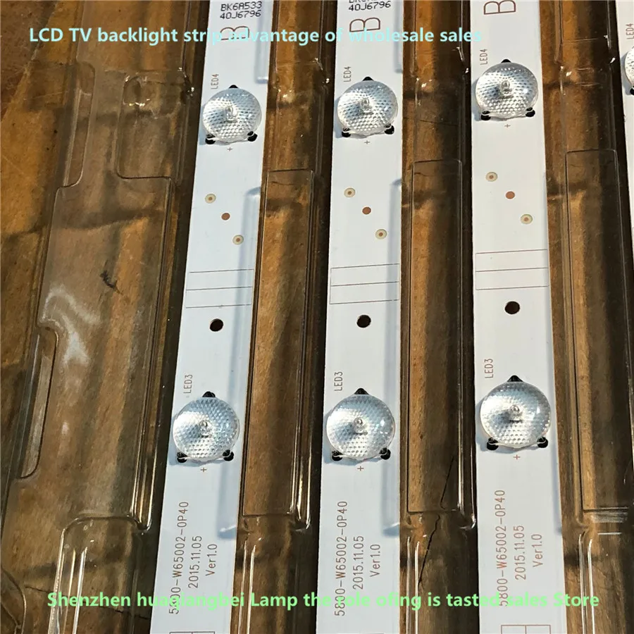Faixa de Luz de Fundo 5led para lg Lote Nova Led 65 tv 65uh5500 5835-w65002-lr40 5835-w65002-0p40 V650dj4-qs5 Novo 24 Pçs - 100% 5 Luzes LED p/ bar