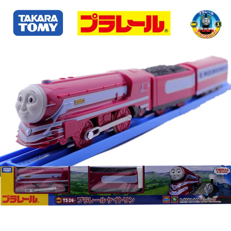 Такара TOMY автомобильный поезд рельс TRACKMASTER грузовики с моторизованным Виктором Роки Эдвардом Гордоном Джеймсом Перси Хиро мальчик игрушки - Цвет: TS24